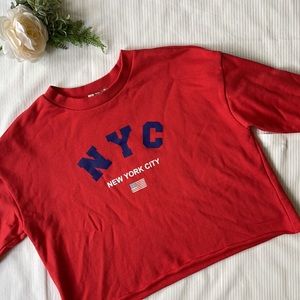 Forever 21 NYC Cropped Sweatshirt
